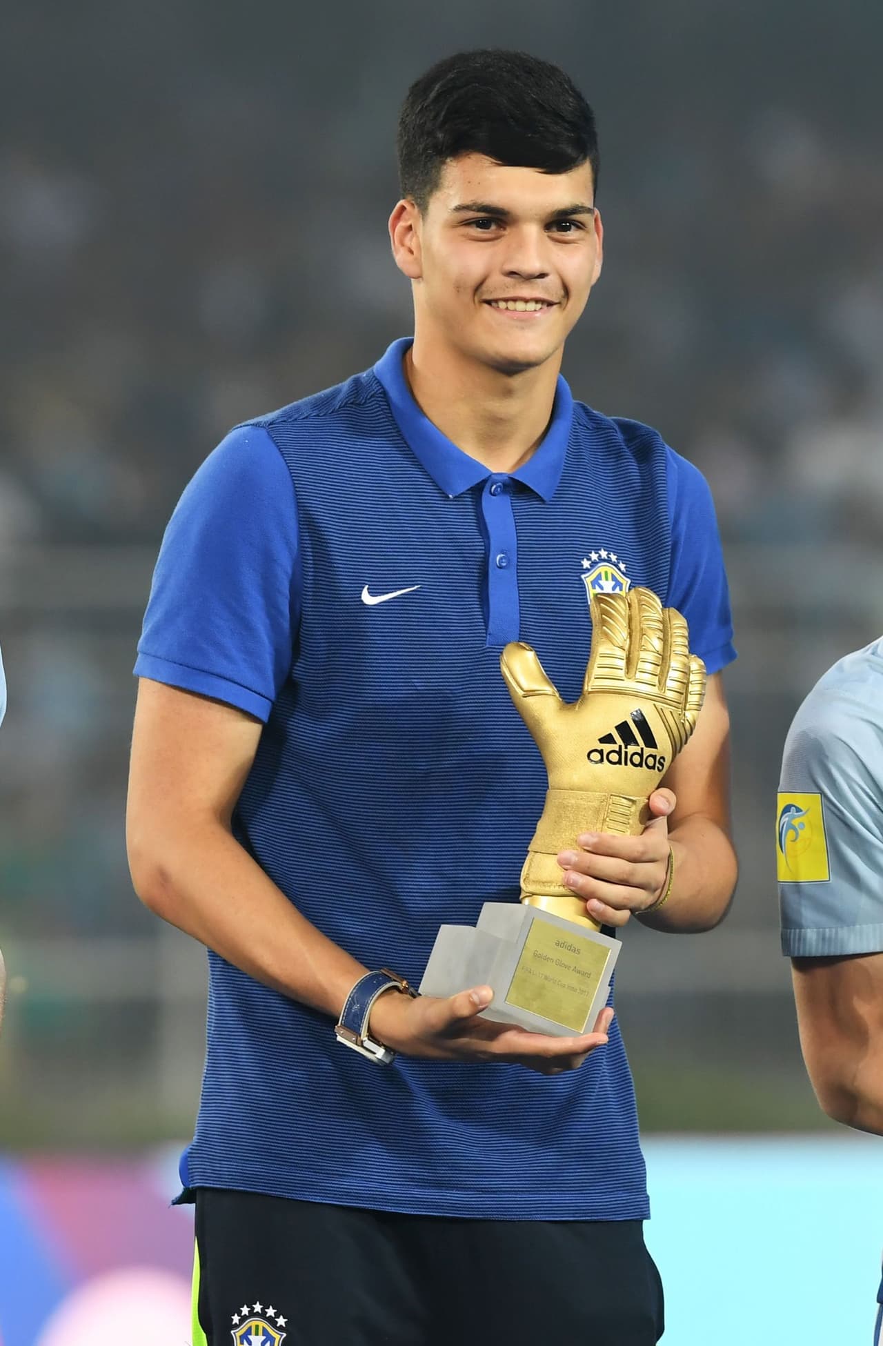 Portero: Gabriel Brazao (Gremio / 5 octubre 2000) - Es el portero de la selección juvenil que logró el tercer puesto en el Mundial Sub-17. En ese torneo logró el Guante de Oro.