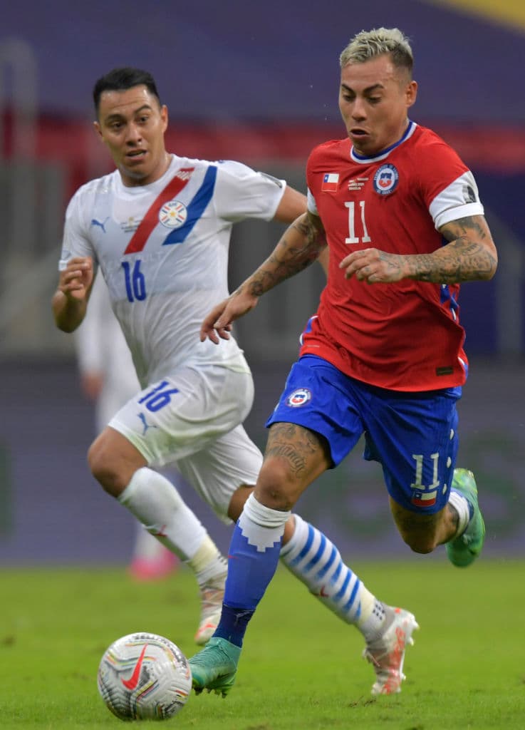 Braian Samudio y Miguel Almirón fueron los encargados de anotar los dos tantos que le dieron la victoria 0-2 a Paraguay sobre Chile.