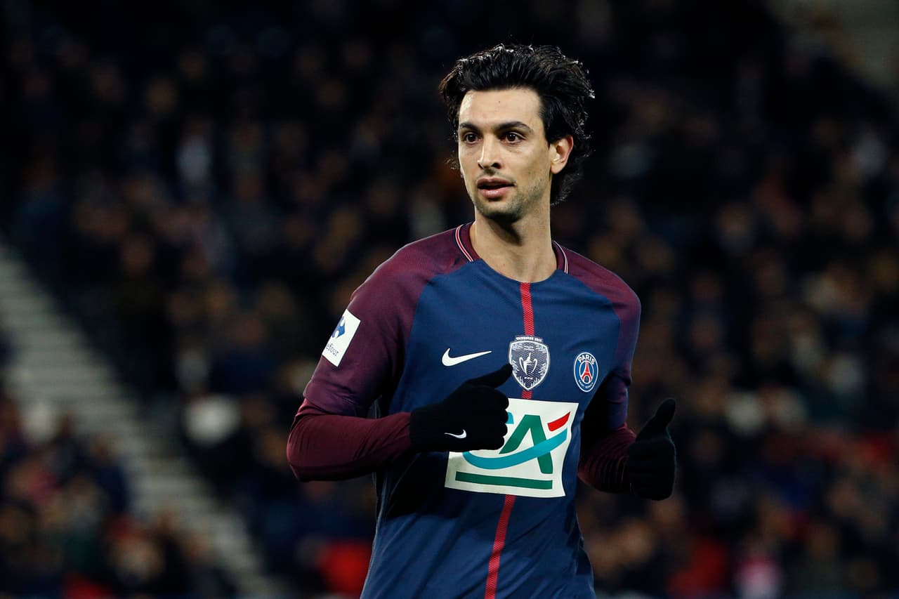 Paris Saint-Germain's Argentinian midfielder Javier Pastore runs during the French Cup round of 16 football match between Paris Saint-Germain (PSG) and Guingamp (EAG) at the Parc des Princes stadium in Paris on January 24, 2018. / AFP PHOTO / GEOFFROY VAN DER HASSELT (Photo credit should read GEOFFROY VAN DER HASSELT/AFP/Getty Images)
