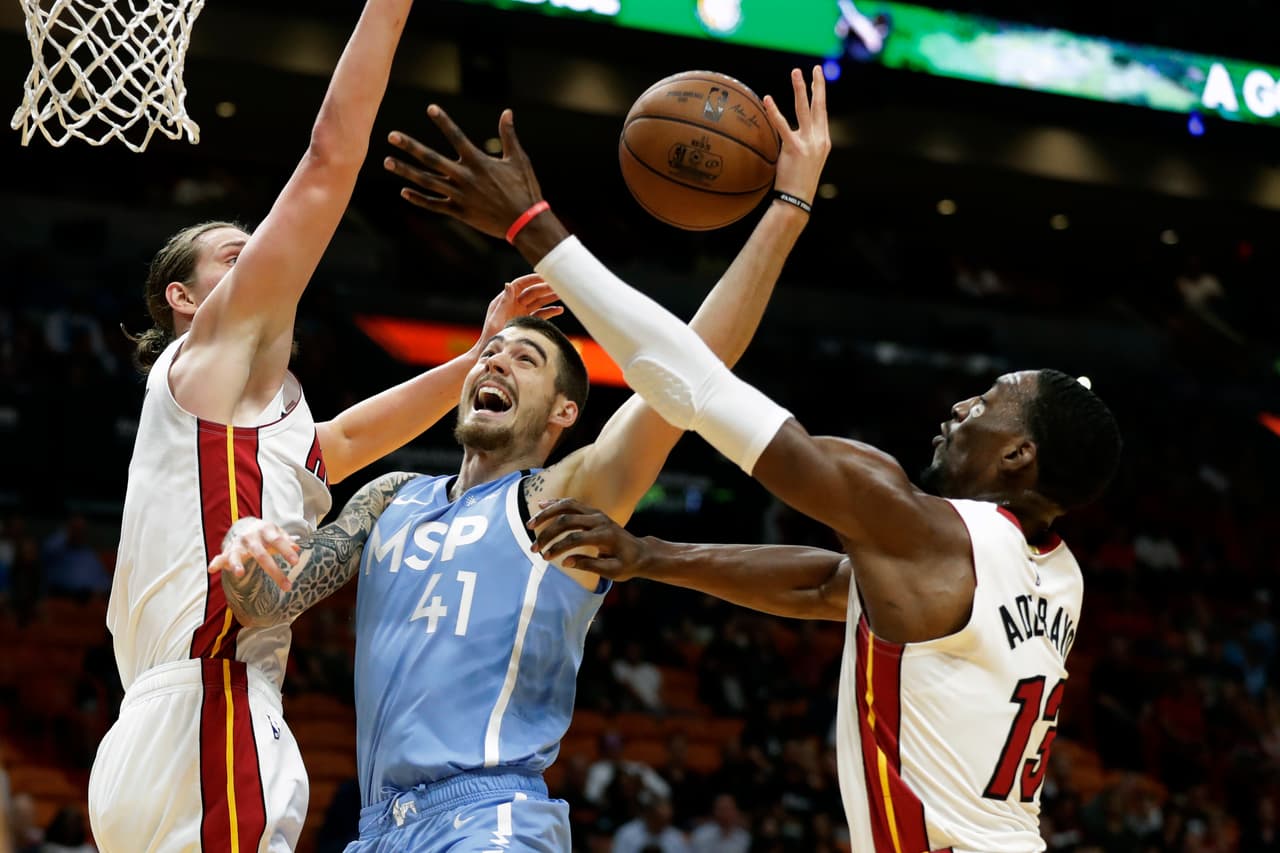 Miami Heat 126-129 Minnesota Timberwolves