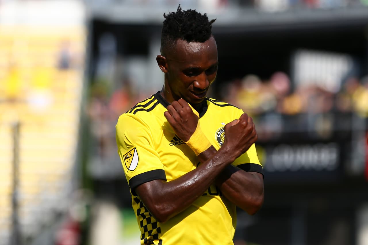 Una asistencia de Harrison Afful contribuyó al empate 1-1 entre Columbus Crew SC y New York Red Bulls (USA Today Images)