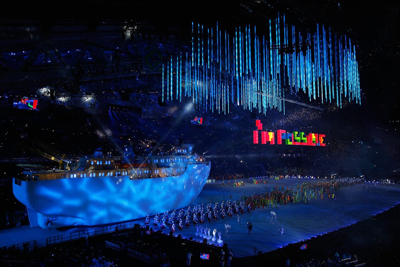 El monumental estadio Fisht costó más de 700 millones de dólares, construido para las olimpiadas invernales.