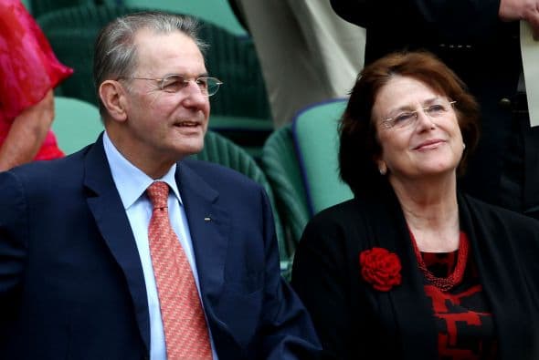 Uno de los espectadores destacados fue Jacques Rogge, presidente del Comité Olímpico Internacional.