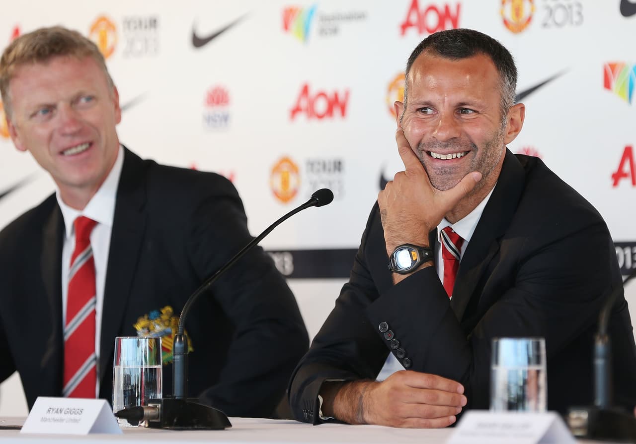 El United contrató a David Moyes como reemplazo de Ferguson con la idea de ir preparando a Ryan Giggs.