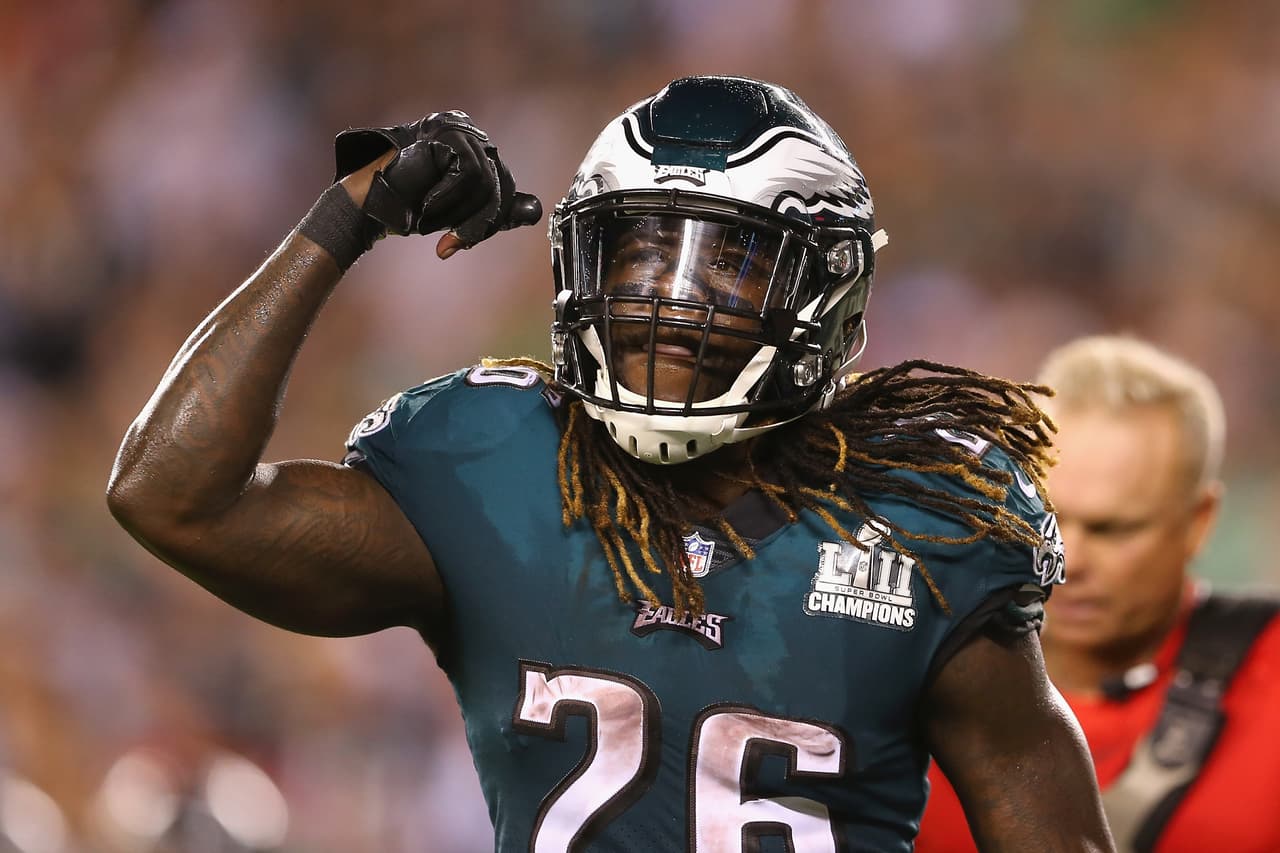 Jay Ajayi jug´ó por última vez con los Philadelphia Eagles antes de sufrir una lesión grave en la temporada 2018.