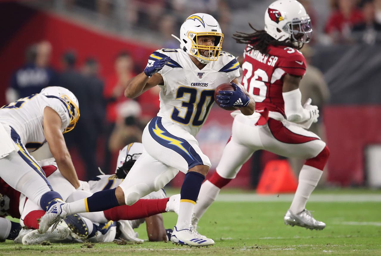 Austin Eckeler, corredor de los LA Chargers