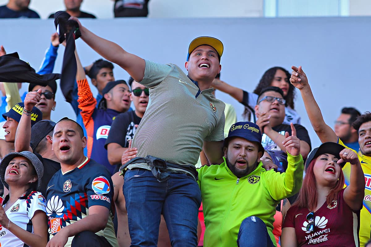 Aficionados de América se alistan para el encuentro contra Necaxa por la jornada 1 del Apertura 2018 de la Liga MX.