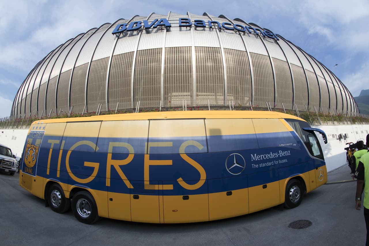 Este fue el ambiente alrededor del Estadio BBVA previo a la Final de la Liga Campeones de la Concacaf entre Monterrey y Tigres.