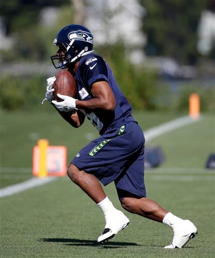 Egresado de Kansas St. llega a los Seahawks el WR Tyler Lockett, checa sus mejores imágenes hasta ahora portando ya el jersey de Seattle.