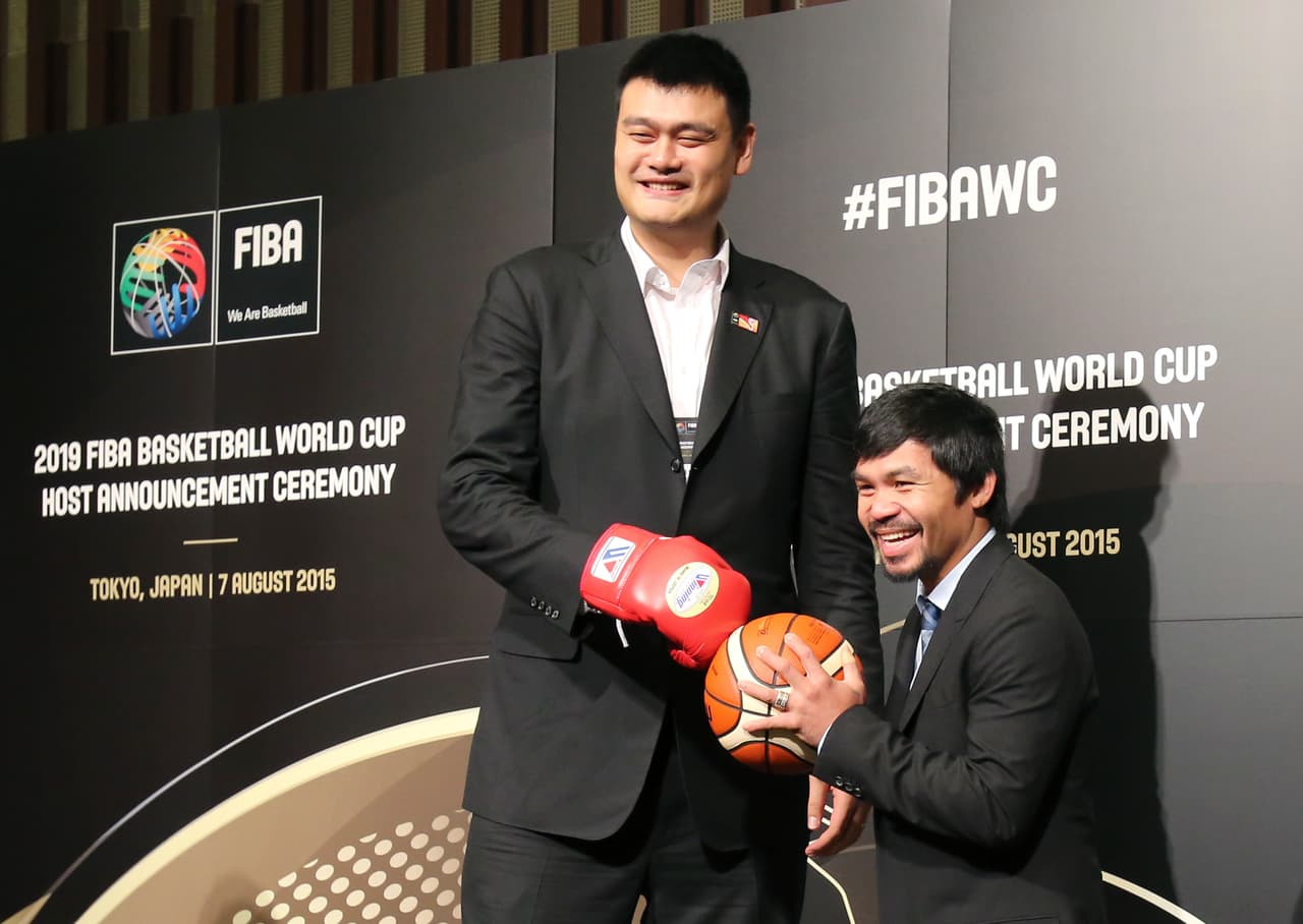 Manny Pacquiao perdió contra Yao Ming