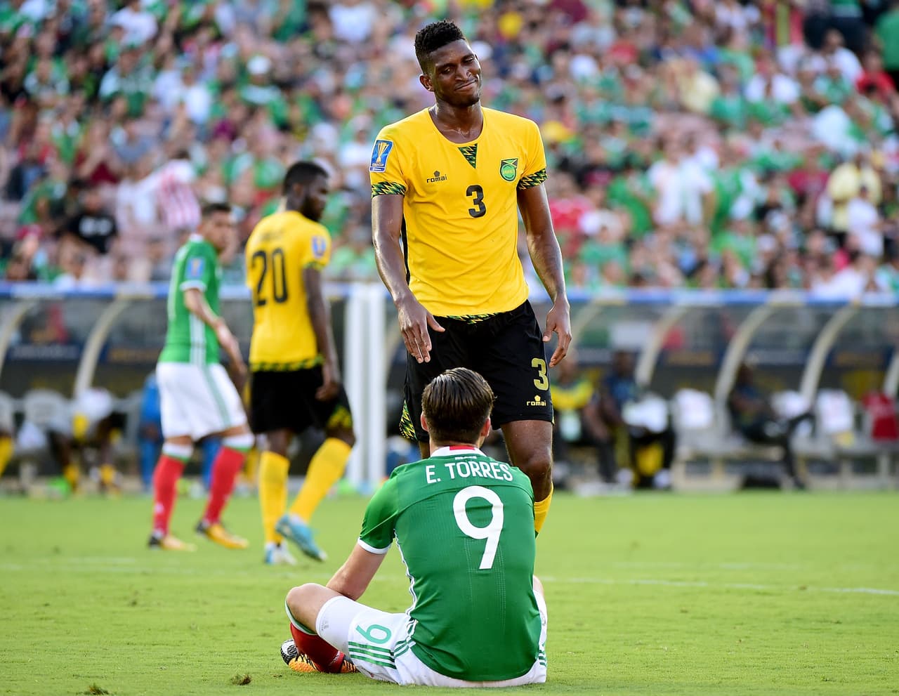 México sufrió una dura decepción al quedar eliminado en la semifinal de la Copa Oro 2017 ante Jamaica, fracaso que de nuevo le pesó a De María.