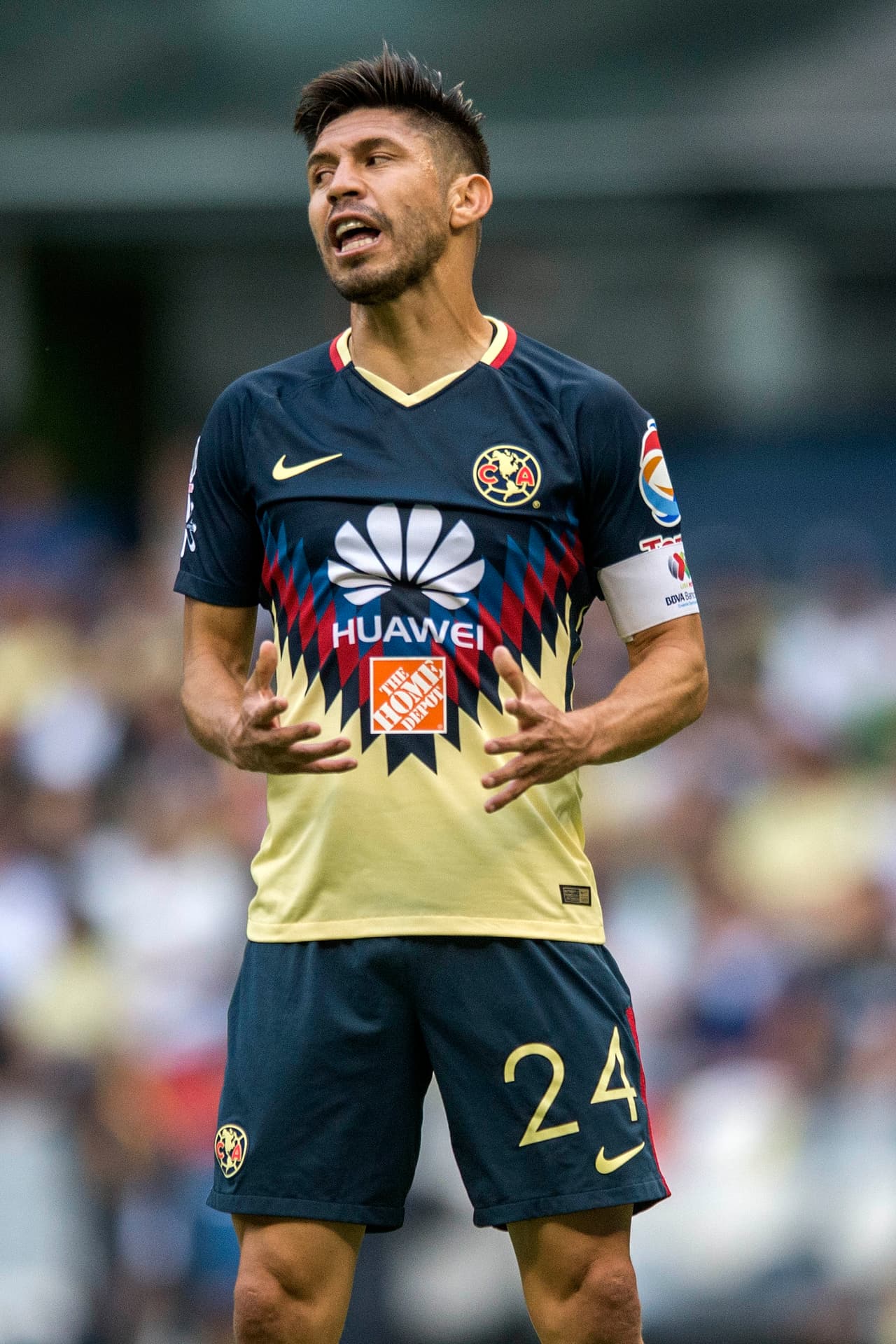 Oribe Peralta está teniendo otro buen torneo. El delantero mexicano suma 35 puntos con las Águilas del América.