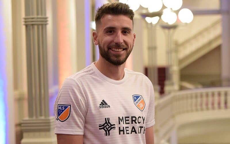 La camiseta alternativa de 'Cincy' será íntegramente blanca. (FC Cincinnati)