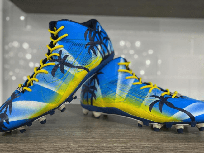 Otros simplemente lucen diseños que los atletas piden.