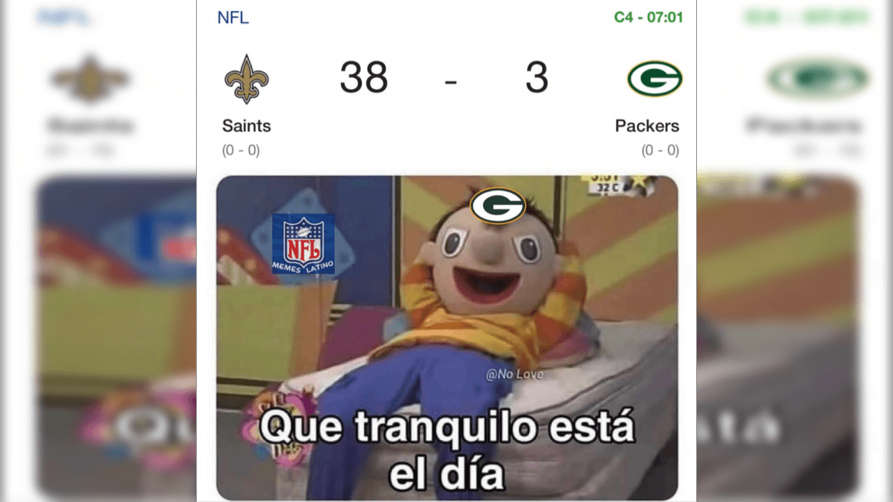 Regresó la NFL y estos son los mejores memes | New Orleans aplastó a los Packers, Bengals triunfa en tiempos extra, Cowbows inicia la temporada con el pie izquierdo y las redes no perdonaron.