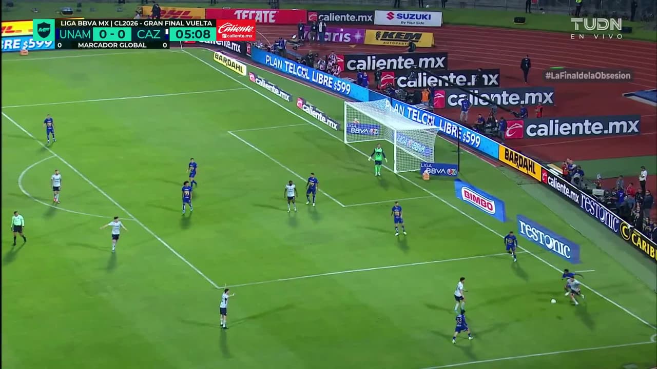¡Cruz Azul se queda cerca del primero! Keylor ya es factor en el partido a los siete minutos