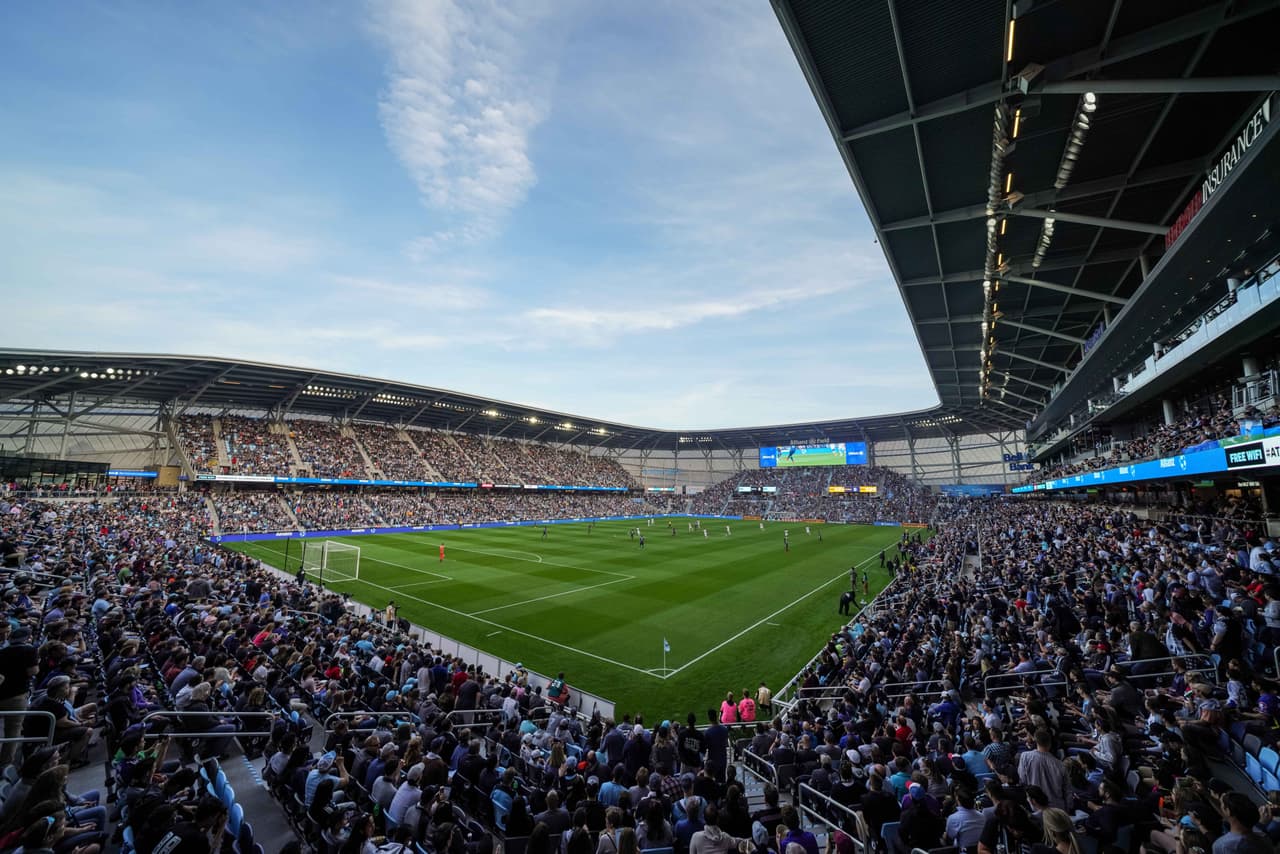 El Allianz Field fue el lugar donde Minnesota United FC celebró en 2020 su primera clasificación a los Playoffs de MLS.
