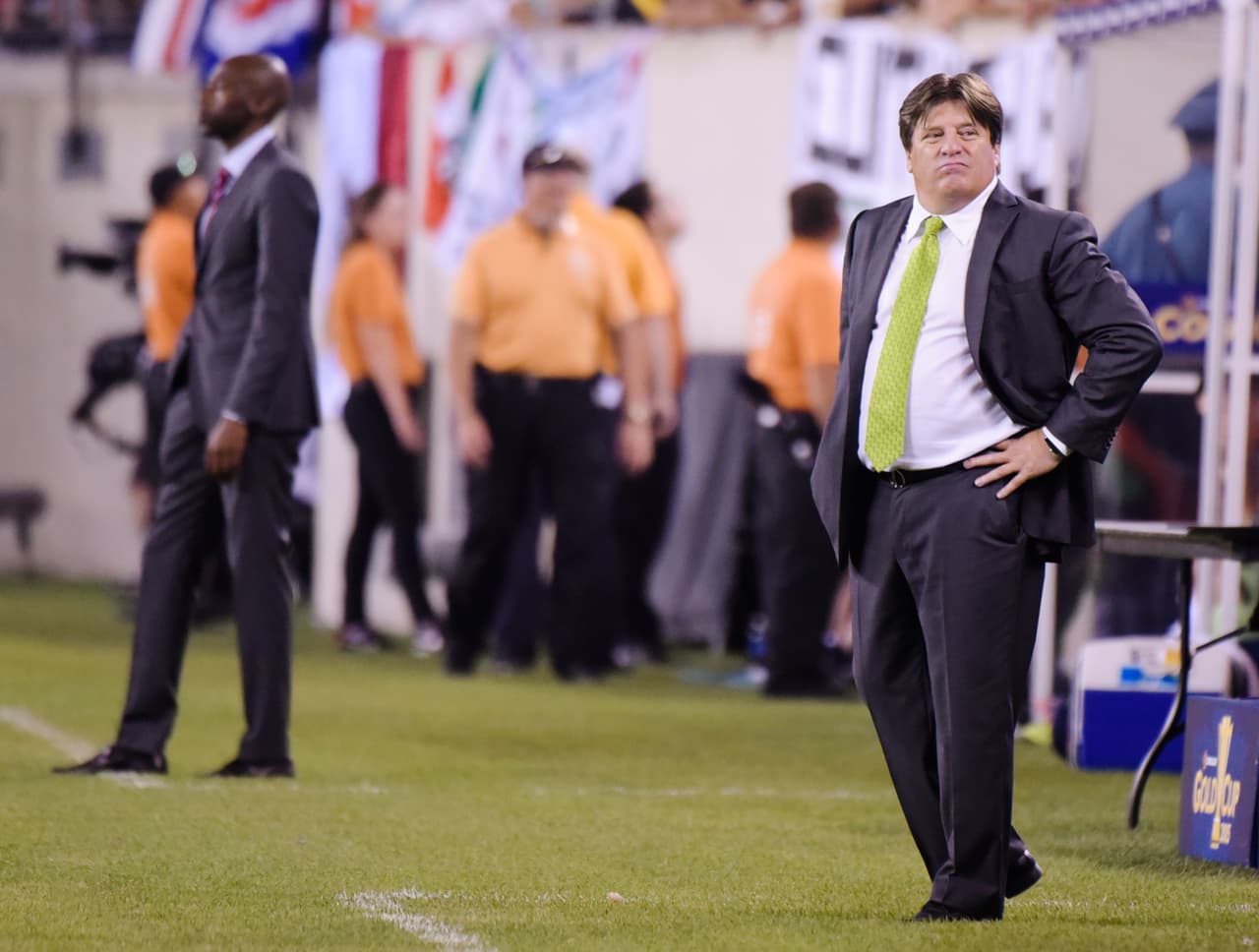 En dicho encuentro, Miguel "Piojo" Herrera tenía la responsabilidad de dirigir a la Selección Mexicana.