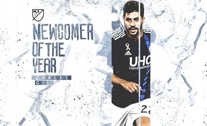 El mediocampista español Carles Gil de NE Revolution es nombrado Contratación del Año en MLS