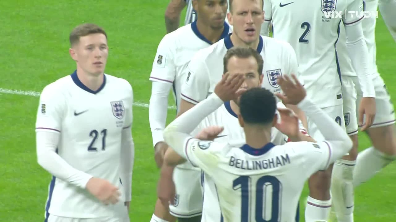 ¡Doblete de Kane! Harry clava el cabezazo para el 0-2 sobre Albania