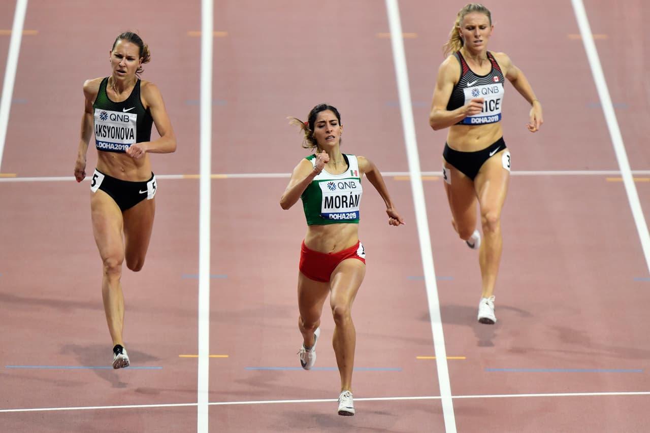 Paola Morán avanza a semifinales de 400 metros en Doha