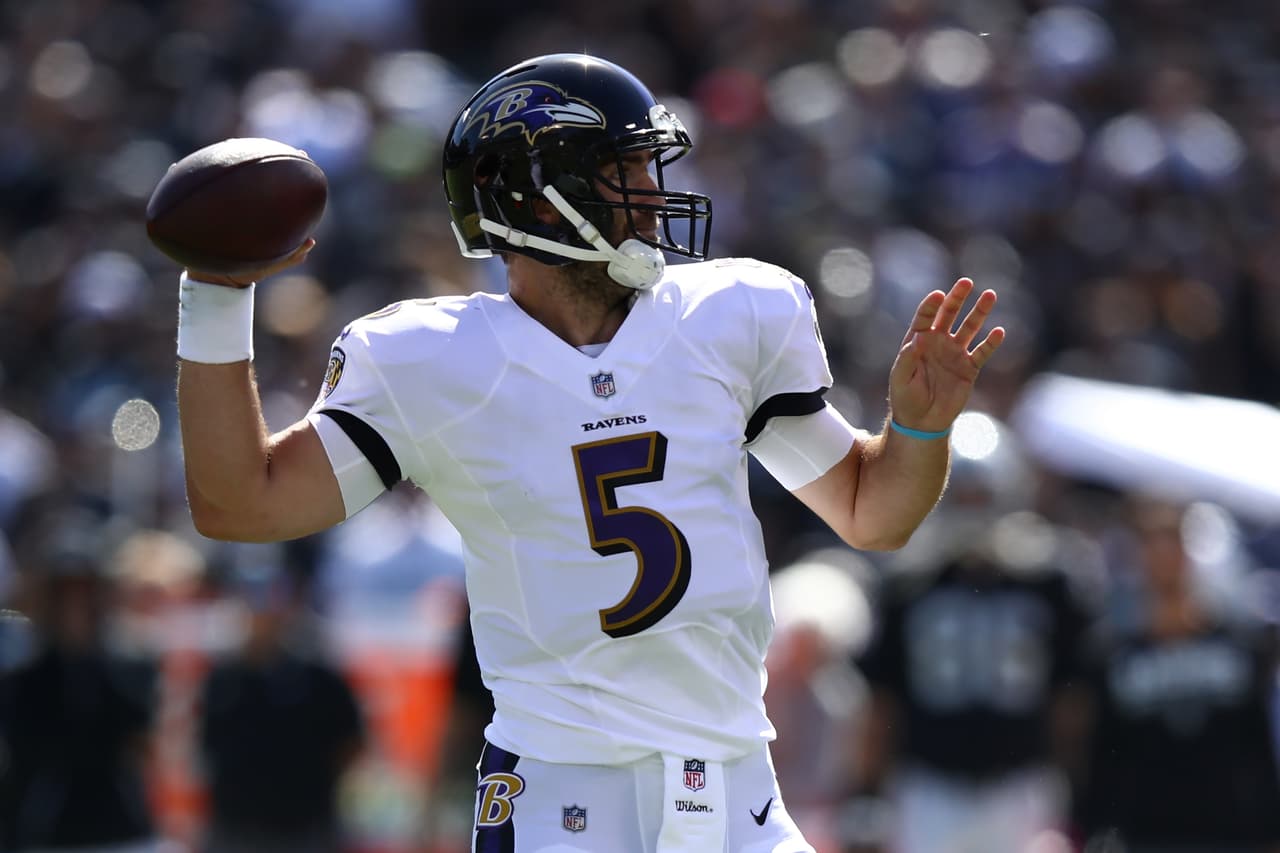 La capacidad de Joe Flacco fue determinante para que Baltimore Ravens dominaran en ofensiva la mayoría del partido como visitante.