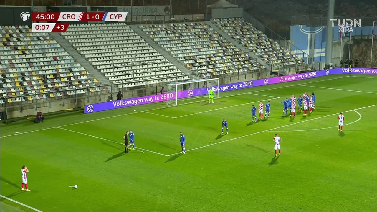 ¡TIRO ATAJADO! disparo por Ivan Perisic.