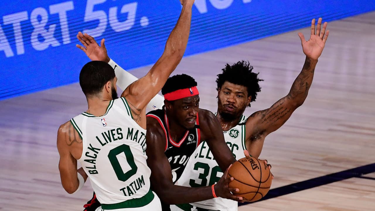 Pascal Siakam lidera a Raptors e igualan serie contra Celtics