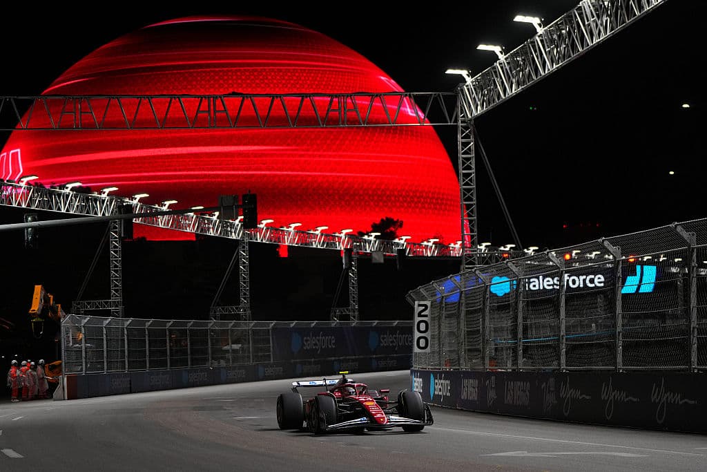 Bandera roja en Las Vegas.