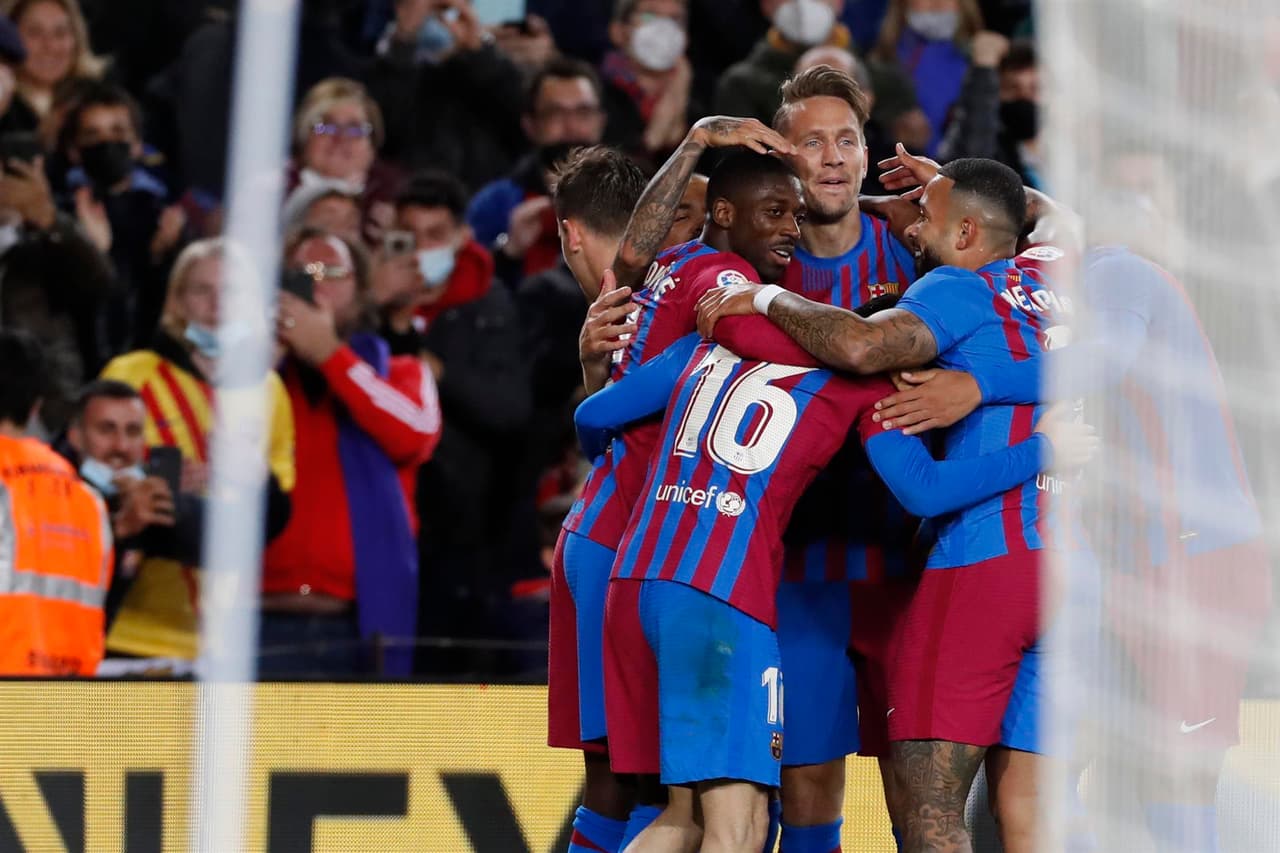 Barcelona agarra ritmo y golea al Athletic 4-0 durante la J26 en La Liga. Aubameyang, Dembele, de Jong y Depay fueron los goleadores de la tarde y suman un triunfo mas en semana dorada para los blaugrana.