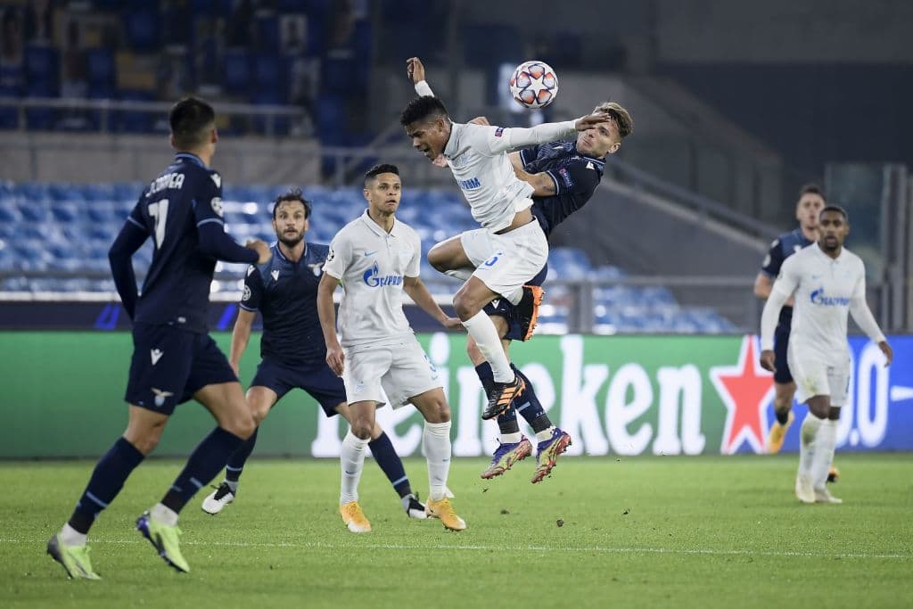 Immobile (3’, 55’) y Parolo (22’) marcaron los del Lazio en el 3-1 al Zenit; Dzyuba (25’) descontó.