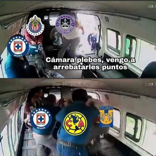Los mejores memes de la combi y el fubol mexicano que circulan en redes sociales.