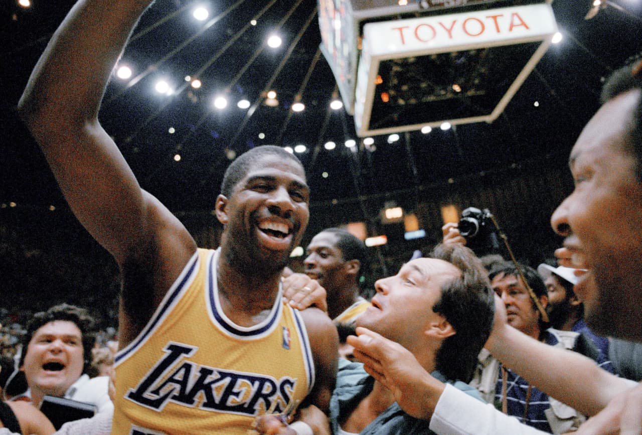 Magic Johnson | Disputó 9 finales.