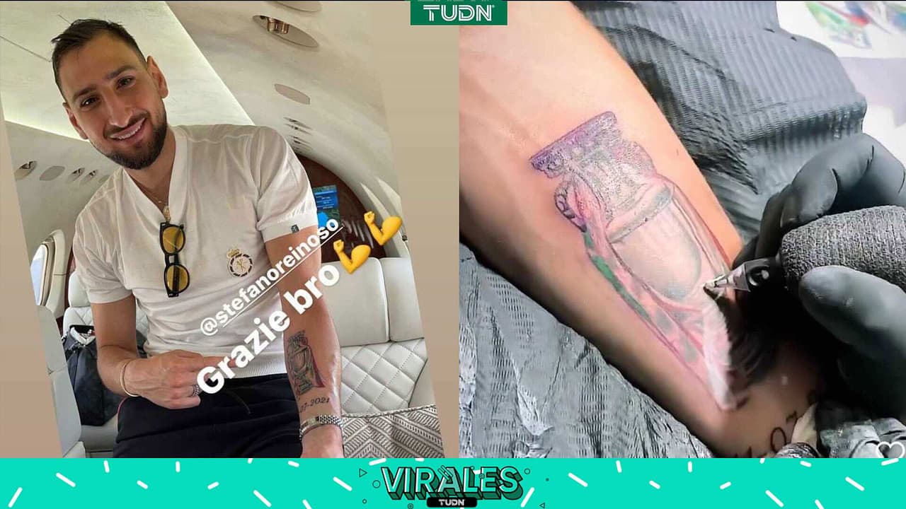 Se estrena en tattoos con el trofeo de la Euro 2020