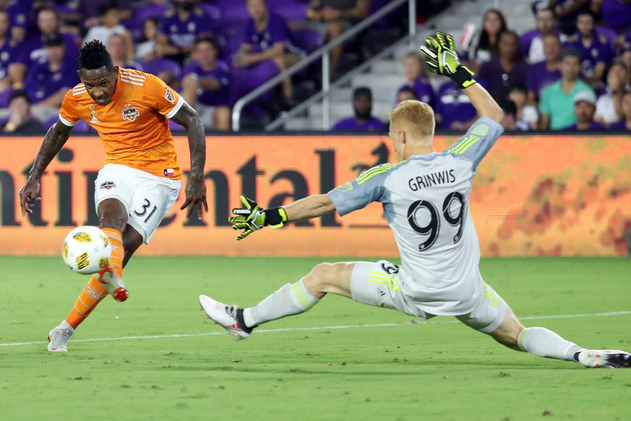 Romell Quioto, Adam Grinwis Houston Dynamo v Orlando City
