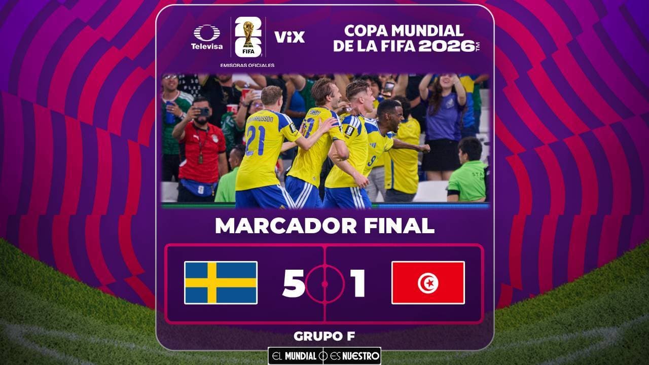 Resumen | En su regreso a una Copa del Mundo, Suecia golea a Túnez