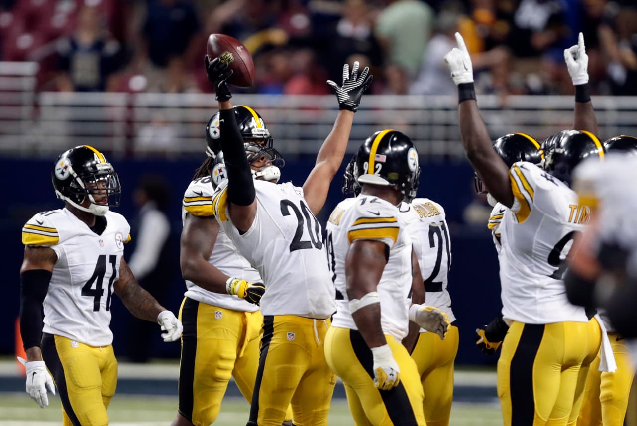 Las imágenes del agridulce triunfo de los Pittsburgh Steelers por 12-6 ante los St. Louis Rams donde perdieron por lesión a su quarterback, Ben Roethlisberger.