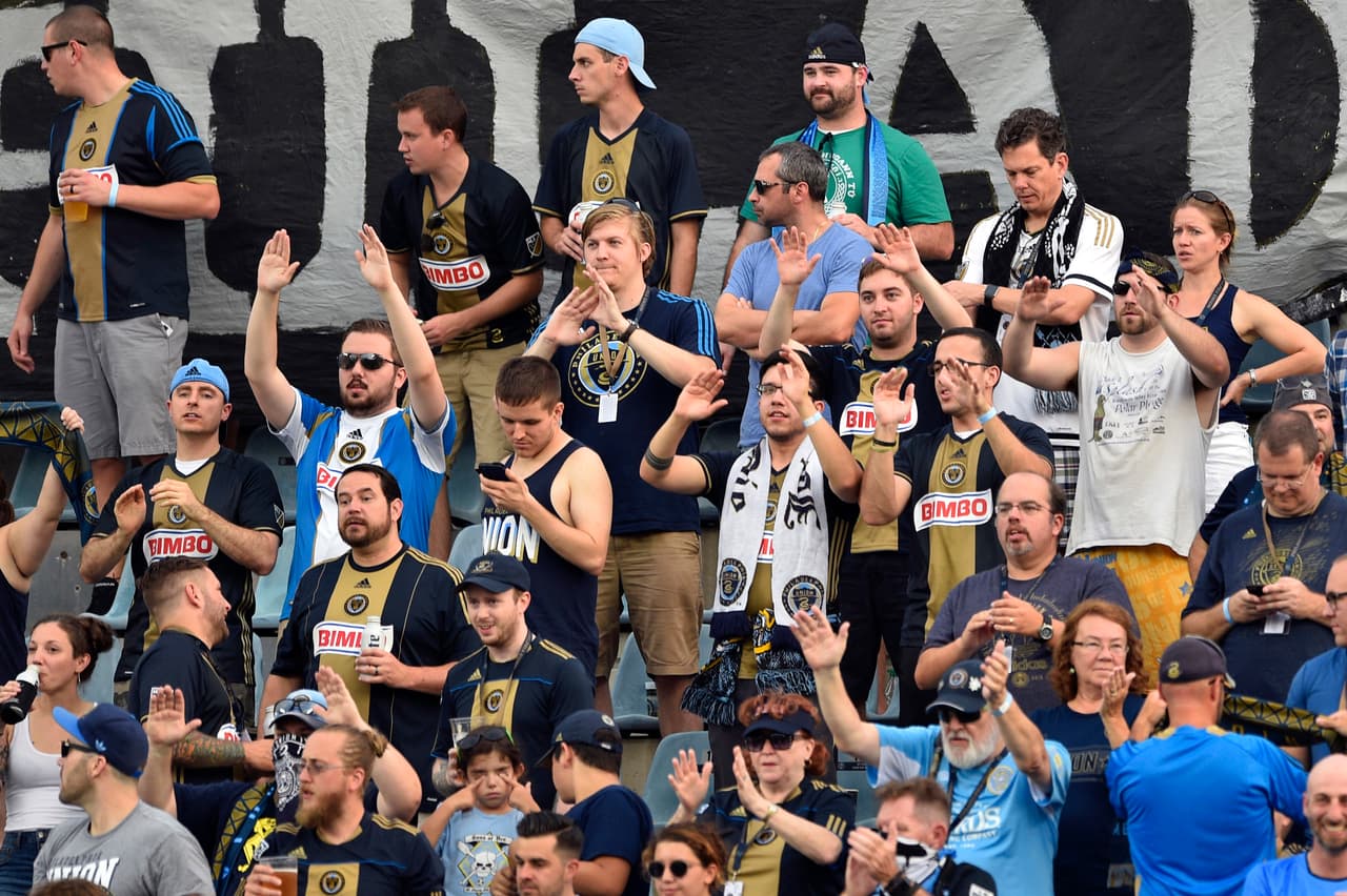 Los hinchas del Union son tan apasionados como los de cualquier otra franquicia deportiva en 'Philly'. (USA Today Images)
