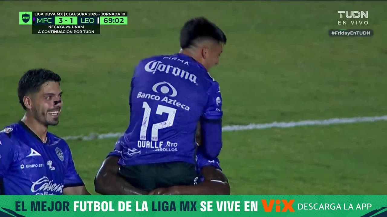 ¡Goleada en Mazatlán! Ovalle anota el cuarto