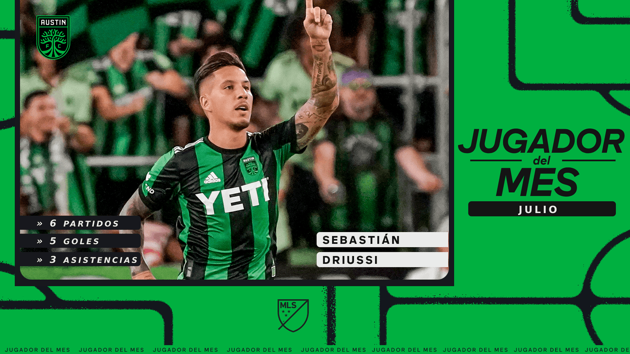 Con 5 goles y 3 asistencias, Sebastián Driussi es Jugador del Mes