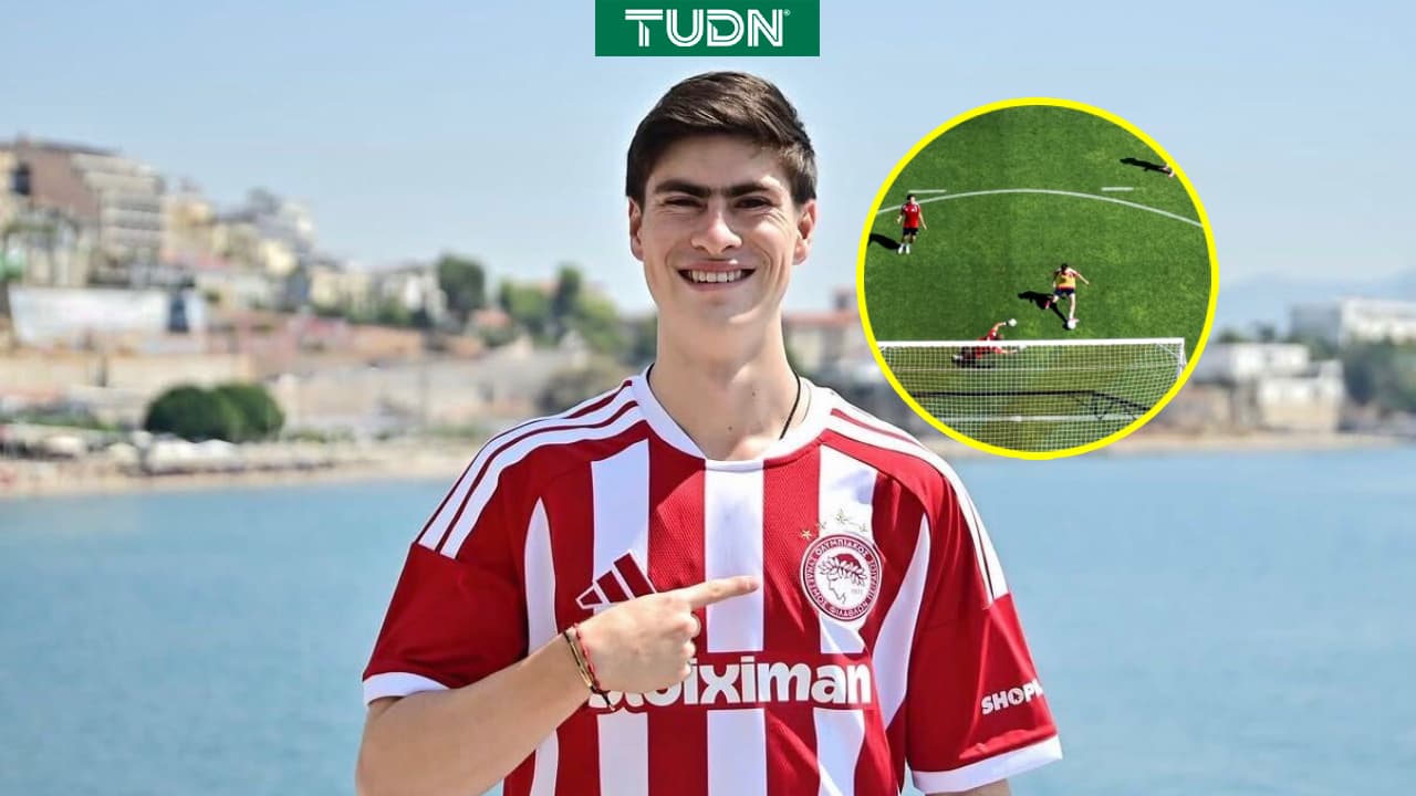 'Hormiga' González anota sus primeros goles con el Olympiacos