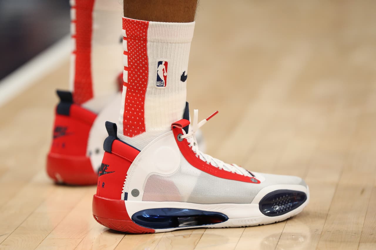 Rui Hachimura #8 de Washington Wizards usa Nike.