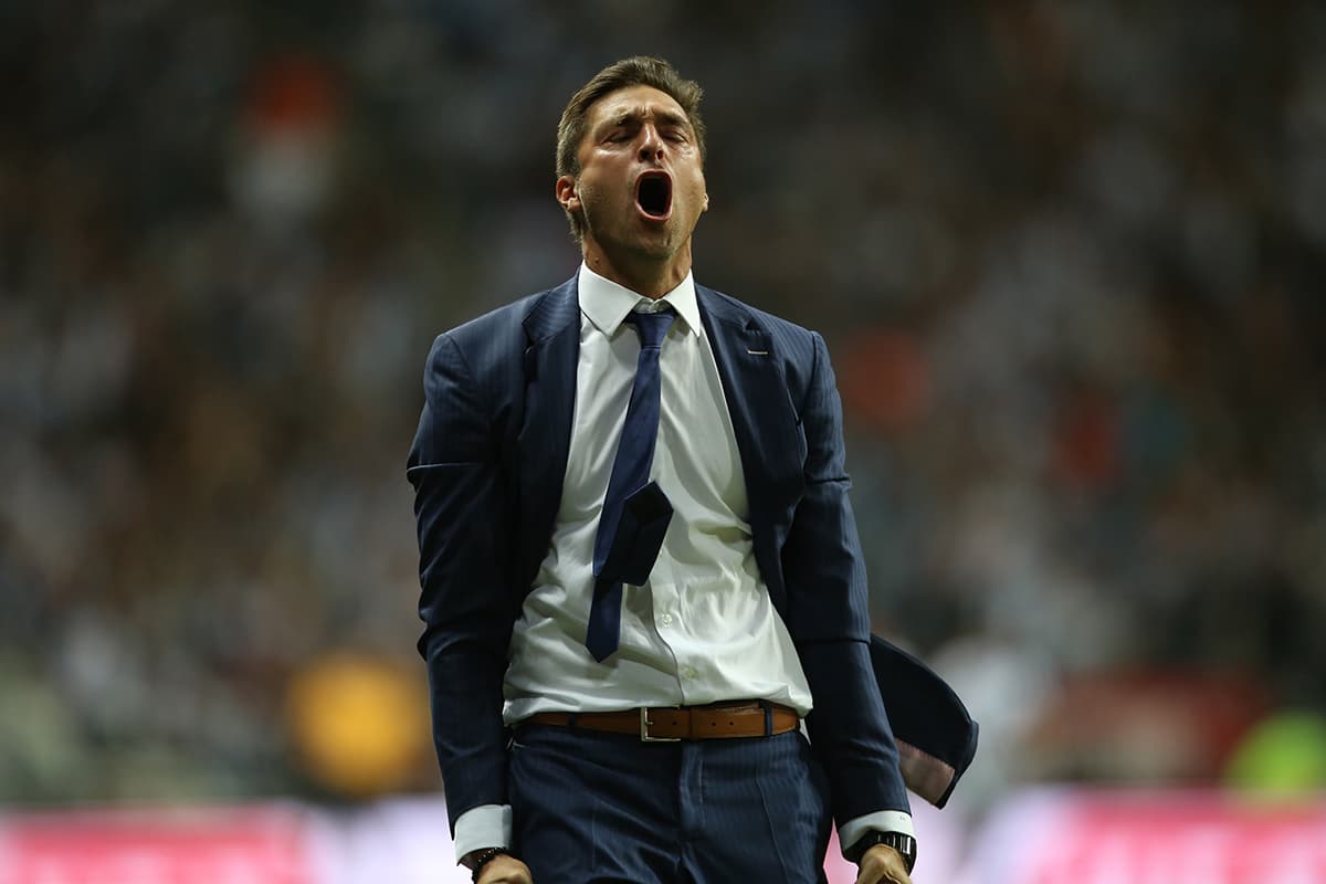 El entrenador uruguayo de Monterrey Diego Alonso, se desahogó con el gol de Hurtado para la victoria en el Estadio BBVA Bancomer.