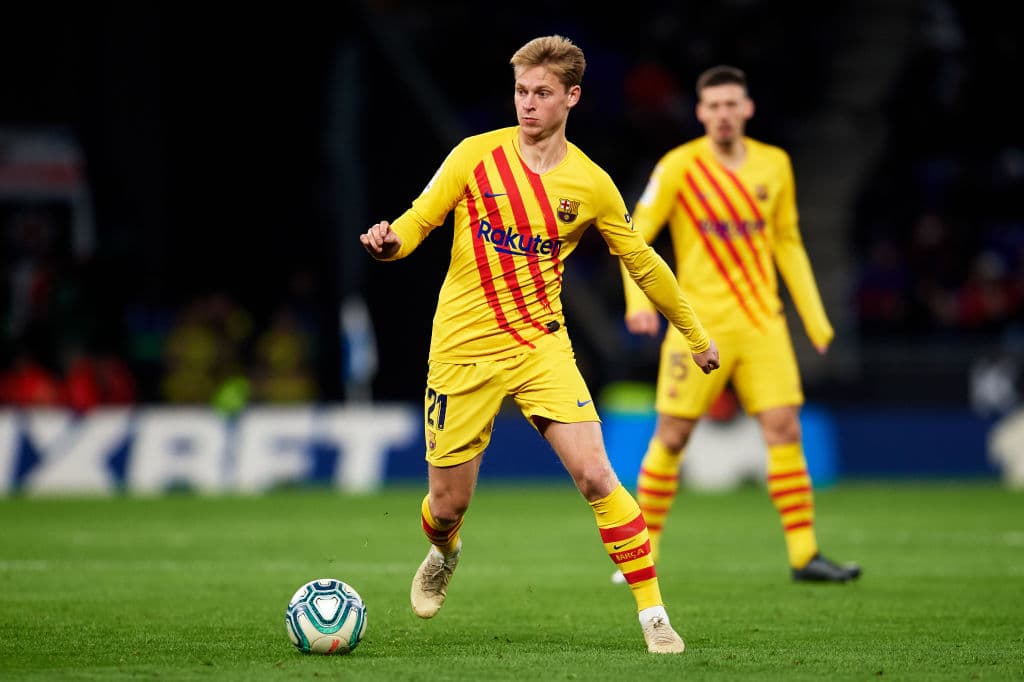 Frenkie de Jong antes del Ajax, ahora del Barcelona. Es la primera vez que es elegido para equipo del año.