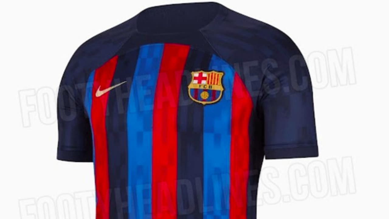 La nueva playera del Barça presenta otro tono de azul