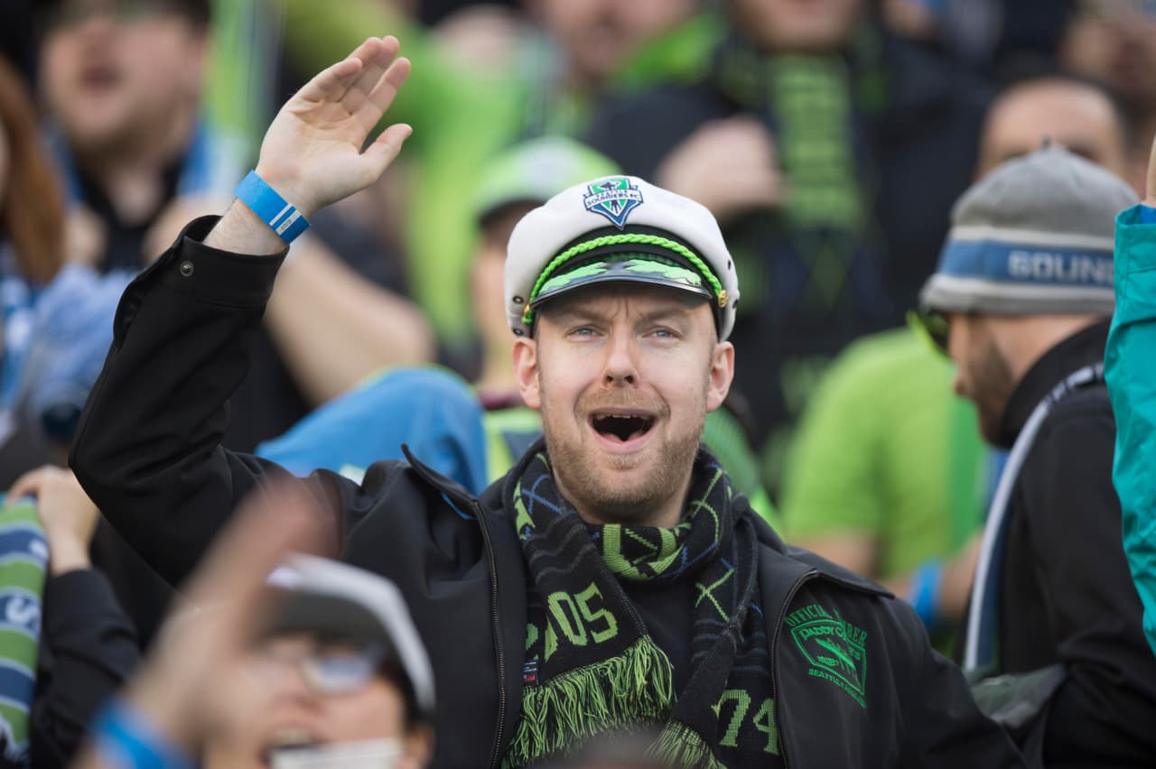 En Seattle este fanático de los Sounders vio como su equipo cayó ante Sporting Kansas City.