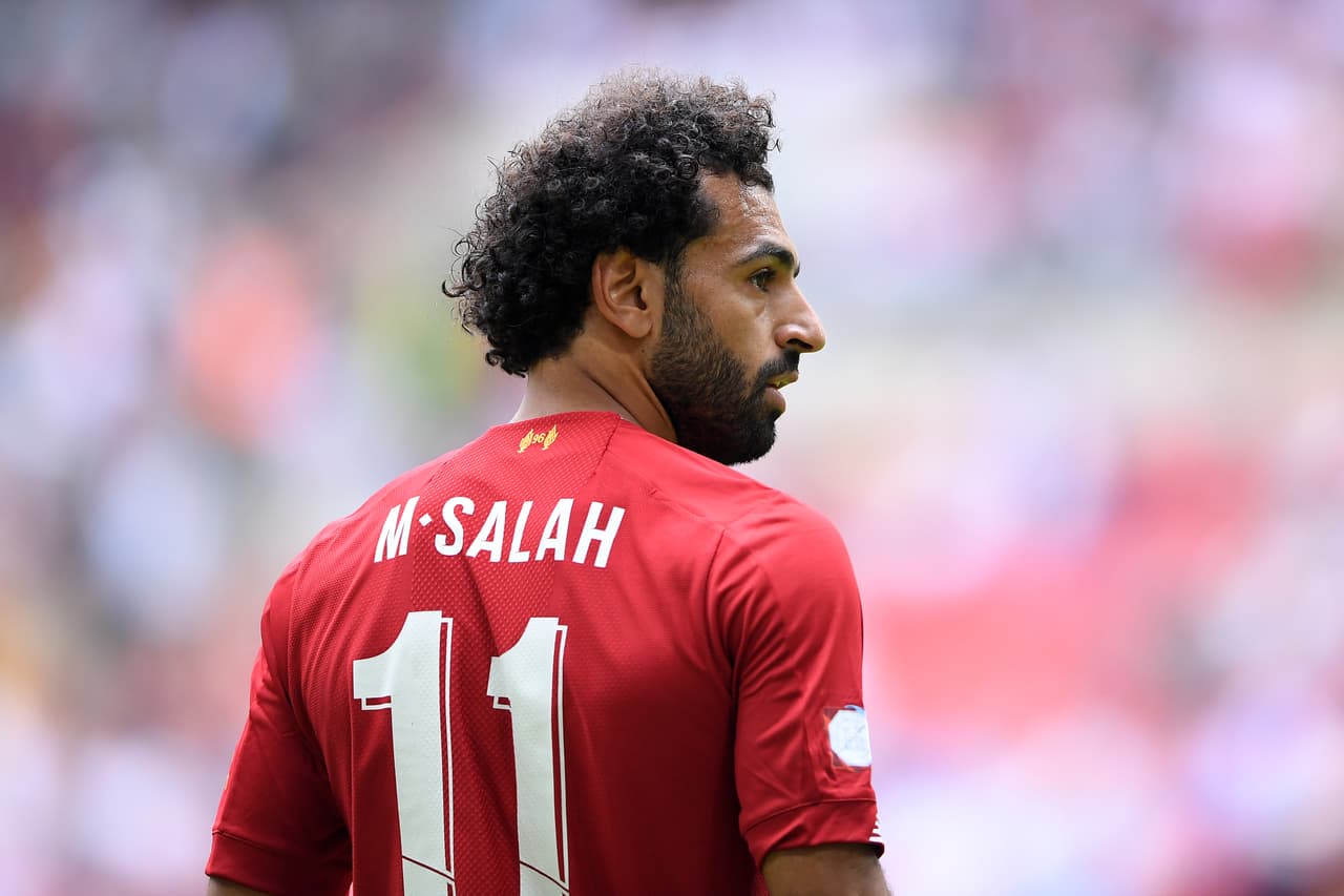 El egipcio Mohamed Salah jugó todo el partido pues su participación en Copa África fue breve.