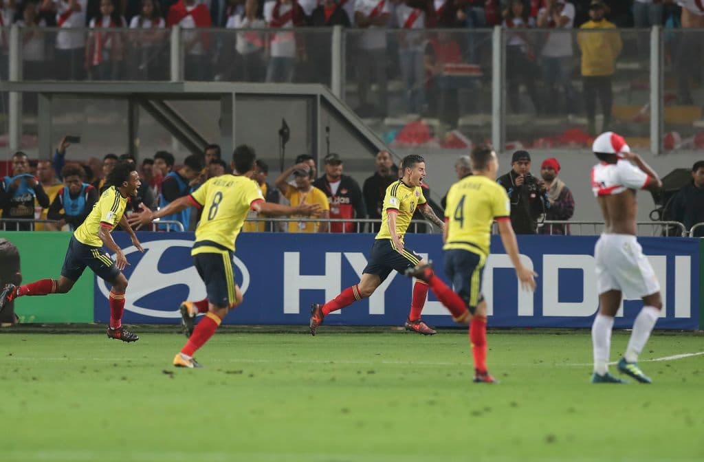 Perú y Colombia empatan a un gol en Lima; los 'cafeteros' van al Mundial y los 'incas' a la repesca