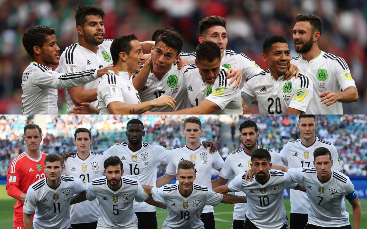Alemania disputa la Copa Confederaciones con un equipo sustituto y de recambio del que fue campeón en 2014, pero a pesar de ello el valor completo de su nómina es de 459 millones de dólares frente a los 166 millones de dólares de México, según las cifras presentadas por el portal especializado Transfermarket. Les presentamos ejemplos que confirman estos números.