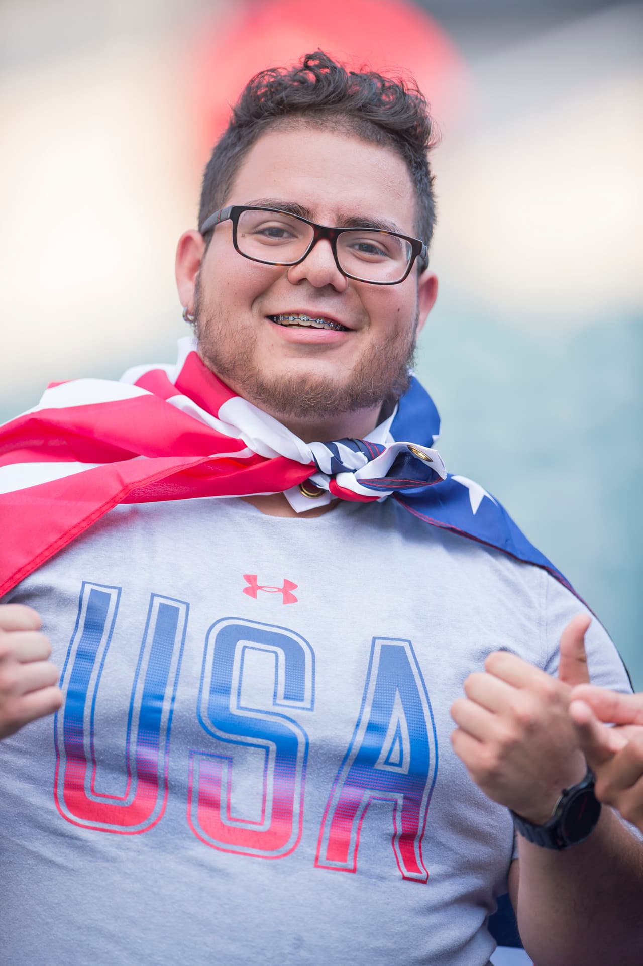 La actitud estaba a flor de piel entre los fanáticos.